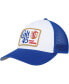 Фото #1 товара Men's White, Blue Colt 45 Valin Trucker Snapback Hat