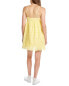 Фото #2 товара Dnt Eyelet Mini Dress Women's Yellow L
