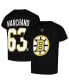 ფოტო #1 პროდუქტის Big Boys Brad Marchand Black Boston Bruins Name and Number T-shirt