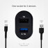 SBS USB travel charging kit with Type-C cable - Indoor - AC - USB - 5 V - 1 m - Black