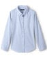 Фото #1 товара Big Girls School Uniform Long Sleeve No Iron Pinpoint Shirt