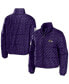 ფოტო #4 პროდუქტის Women's Purple Baltimore Ravens Puffer Full-Zip Jacket