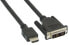 Фото #1 товара InLine HDMI-DVI Cable HDMI male / DVI male 18+1 black 1m
