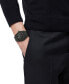 ფოტო #5 პროდუქტის Men's Swiss Automatic Matte Black Ceramic Bracelet Watch 43mm