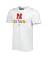 ფოტო #3 პროდუქტის Men's White Nebraska Huskers Pride Fresh T-shirt