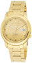 Seiko Men's SNKE56K1 5 Automatic Gold Dial Gold-Tone Stainless Steel Watch