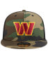 Фото #3 товара Men's Camo Washington Commanders Main Trucker 9FIFTY Snapback Hat