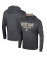 Фото #1 товара Men's Charcoal Notre Dame Fighting Irish OHT Military-Inspired Appreciation Long Sleeve Hoodie T-shirt