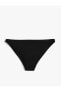 Slip Bikini Altı Taşlı Toka Detaylı Standart Bel Mat Kumaş