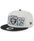 Men's Stone, Black Las Vegas Raiders 2023 NFL Draft 9FIFTY Snapback Adjustable Hat