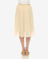 Women's Chiffon Pleated Midi Skirt