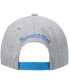 ფოტო #4 პროდუქტის Men's Heathered Gray Denver Nuggets Hardwood Classics Team 2.0 Snapback Hat