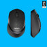 Logitech M330 SILENT PLUS - Right-hand - Mechanical - RF Wireless - 1000 DPI - Black