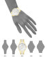 ფოტო #4 პროდუქტის Women's Diamond Accent Ceramic & Metal Bracelet Watch 38mm
