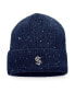 ფოტო #1 პროდუქტის Men's Deep Sea Blue Seattle Kraken Authentic Pro Rink Pinnacle Cuffed Knit Hat
