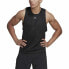 Фото #5 товара Мужская футболка без рукавов Adidas HIIT Spin Training Чёрный