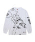 Фото #2 товара Mitchell Ness Men's White AND1 Slam Dunk Long Sleeve T-Shirt