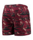 Фото #4 товара Men's Garnet Florida State Seminoles Island Palm Swim Trunks