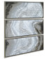 Фото #4 товара Iced Textured Metallic Hand Painted Wall Art Set by Martin Edwards, 60" x 20" x 1.5"