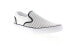 Фото #2 товара Lugz Clipper DLX Mens White Canvas Low Top Slip On Lifestyle Sneakers Shoes 12