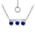 Blue Sapphire/Sterling Silver