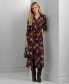 Women's Belting-Print Crepe Shirtdress, Regular & Petite