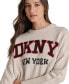 ფოტო #4 პროდუქტის Women's Varsity Logo Crewneck Sweater