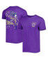 Фото #1 товара Men's Purple James Madison Dukes Through the Years T-shirt