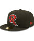 Фото #2 товара Men's Black Rochester Red Wings Authentic Collection Team Alternate 59FIFTY Fitted Hat