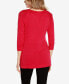 ფოტო #2 პროდუქტის Women's Raglan Sleeve Pointelle Sweater