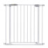 Фото #4 товара Hauck Clear Step Autoclose Safety Gate for Widths 75-80 cm, Ultra Flat Threshold, Automatic Closing Mechanism, No Drilling, One-Handed Opening, Metal, White