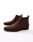 ASOS DESIGN chelsea boots in brown