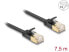 Фото #2 товара Delock 80349 - Patchkabel Cat.6a mit Cat.7 Rohkabel U/FTP 7.5 m schwarz - Network - CAT 7 cable/RJ45 plug