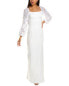 Black Halo Tiana Gown Women's White 0