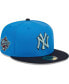 ფოტო #2 პროდუქტის Men's Royal New York Yankees 59FIFTY Fitted Hat