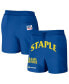 Фото #1 товара Шорты мужские NFL Properties Los Angeles Rams винтажного стиля из серии New Age, цвет синий.