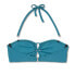 Фото #3 товара Women's Tunnel Keyhole Bandeau Bikini Top - Shade & Shore™ Dark Teal Small