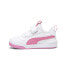 Puma Multiflex Slip On Sneaker Toddler Girls Pink, White Sneakers Casual Shoes