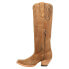 Фото #3 товара Corral Boots Suede TooledInlay Tall Snip Toe Cowboy Womens Brown Casual Boots A