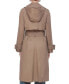 ფოტო #6 პროდუქტის Women's Belted Hooded Trench Coat, Created for Macy's