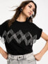 Фото #1 товара AllSaints Zaniah Imogen boyfriend t-shirt in black