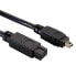 Фото #2 товара ROLINE IEEE1394b FireWire Cable - 9/4-pin - Type A-C 1.8 m - FireWire 800 (IEEE 1394b) - 4-p - 9-p - Black - Male/Male - 400 Mbit/s