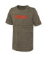 ფოტო #3 პროდუქტის Big Boys Brown Cleveland Browns Sideline Velocity Performance T-shirt