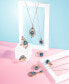 ფოტო #2 პროდუქტის Crazy Collection® Deep Sea Blue Topaz™ (5-3/8 ct. t.w.) and Diamond (3/4 ct. t.w.) Pendant Necklace in 14k Rose Gold