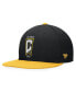 Men's Black/Gold Columbus Crew Downtown Snapback Hat