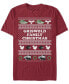 Фото #1 товара Men's National Lampoon Christmas Vacation Griswold Short Sleeve T-shirt