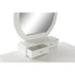 Фото #3 товара Туалетный столик DKD Home Decor Белый Натуральный Зеркало Деревянный MDF 75 x 40 x 129 cm