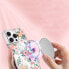 Фото #4 товара Чехол для смартфона Kingxbar с надписью в цветочном стиле iPhone 14 Plus MagSafe Flora Series rose