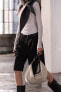 Фото #7 товара Длинные шорты из смесовой шерсти — zw collection ZARA