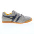 Фото #1 товара Gola Harrier Suede CMA192 Mens Gray Suede Lace Up Lifestyle Sneakers Shoes